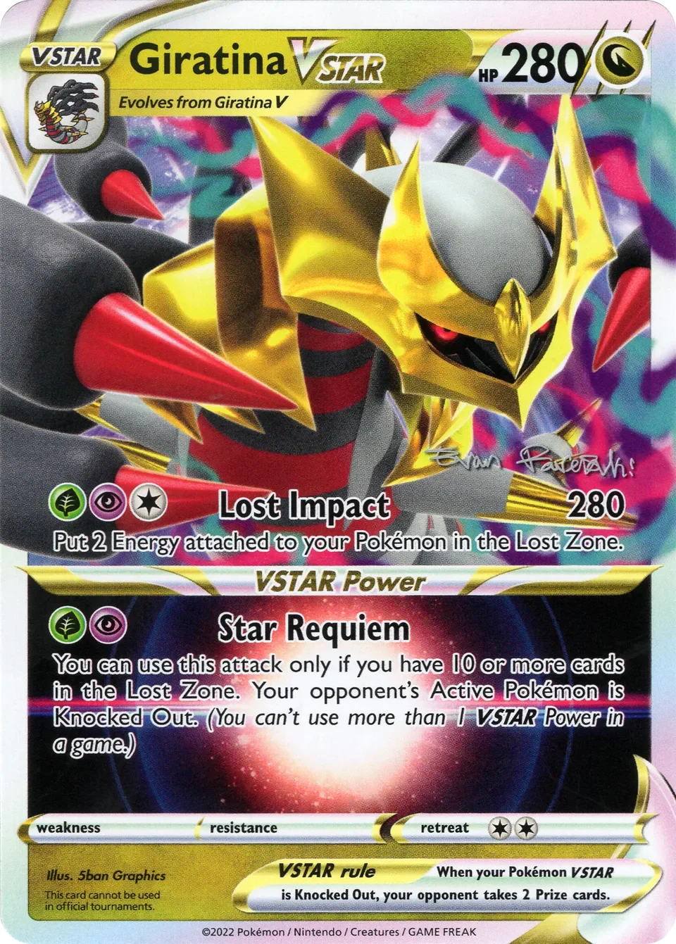 Giratina VSTAR 「WC_DECK_2024_REGIDRAGO_VSTAR No. 006」「EN」